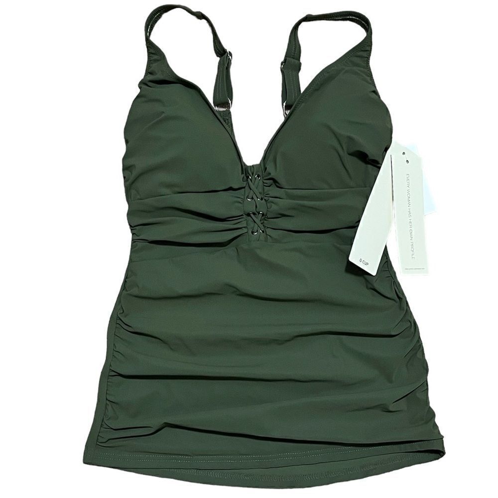 GOTTEX Tankini Swim Top, 32D - Picture 2 of 11